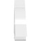 Ekena Millwork Ericson Architectural Grade PVC Gable Bracket, 48"W x 20"H x 6"D x 6"F, 10/12 Pitch GBP048X20X0606ERI00 - alternate 5